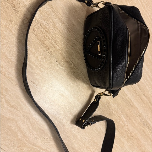 Authentic Valentino Black Crossbody Bag with Stud Accents - Picture 5 of 5